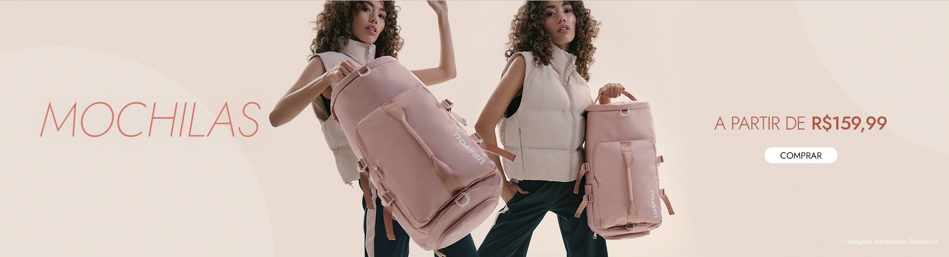 Mochilas funcionais e versáteis