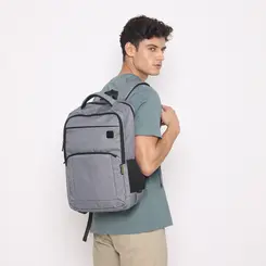 Mochila Notebook 15,4" Masculina Urban City Scape Travel Blue