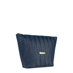 Nécessaire Feminina Trapézio Matelassê Chevron EX1017FA Le Postiche