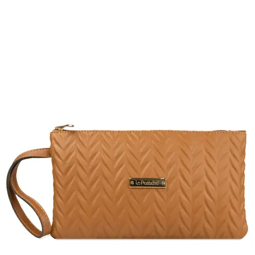 Nécessaire Feminino Clutch Matelassê Chevron EX1103FA Le Postiche