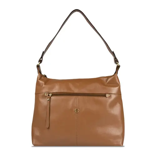 Bolsa Couro Ombro Canoa Elisabeth II BM-712 Le Postiche