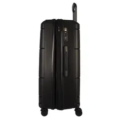 Mala Média 23kg Rígida Rodas Giro 360° Berlim Black Eco Le Postiche